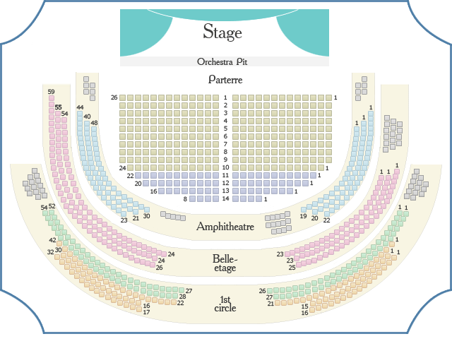 Stage Seating Chart